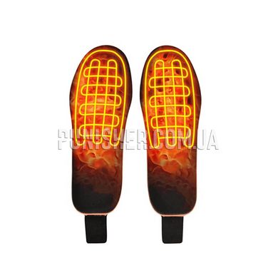 ThermaCELL Heated Insoles Wireless Radio Controlled, Orange, Large
