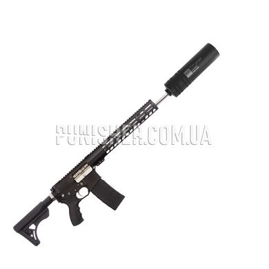Військовий глушник Титан FS-T223, калібр 5.56мм (.223 Rem NATO), Чорний, Глушник, Adams arms p1, AR15, 8