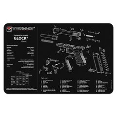Килимок TekMat для чищення зброї Glock Gen4, Чорний, Килимок