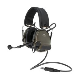 3M Peltor ComTac XPI Headset Stereo 5-pole, Olive, Headband, 23, Stereo 5-pole, Comtac XPI, 2xAAA