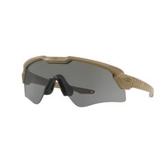 Oakley SI Ballistic M Frame Alpha Sunglasses with Grey Lens, Tan, Smoky, Goggles