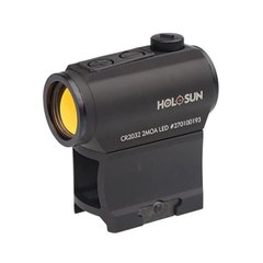 Коліматорний приціл Holosun Red Dot Sight HS403A, Чорний, Коліматорний, 1x, 2 МОА