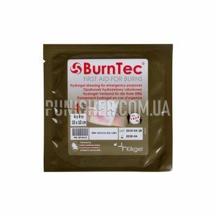 Протиопікова гідрогелева пов'язка NAR BurnTec 10x10 см, Білий, Протиопікова пов'язка
