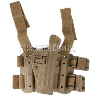Набедренная кобура BlackHawk! Tactical Serpa под Beretta/ФОРТ без быстросброса (Бывшее в употреблении), Coyote Brown, Beretta