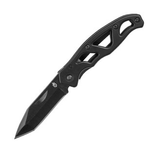 Gerber Paraframe Mine Tanto Folding Knife, Black, Knife, Folding, Smooth