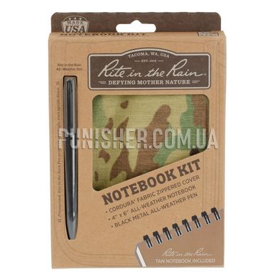 Rite In The Rain All Weather 946 Notebook with Case, Multicam, Notebook