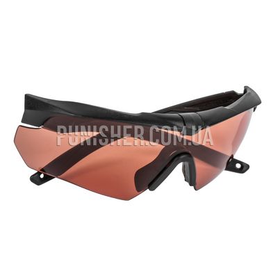 ESS Crossbow Ballistic Eyeshields with Copper Lens (Used), Black, Copper, Goggles