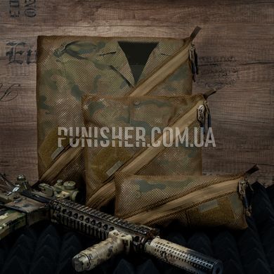 Комплект тактичних підсумків-органайзерів Hard Kit на молнії, 3 шт, Coyote Brown