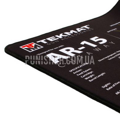 TekMat AR-15 Cutaway Ultra Premium Gun Cleaning Mat, Black, Mat