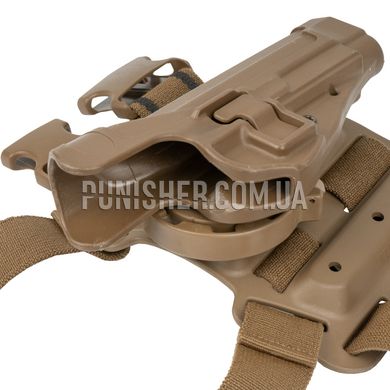 BlackHawk! Tactical Serpa Holster for Beretta 92/96/M9, FORT (Used), Coyote Brown, Beretta