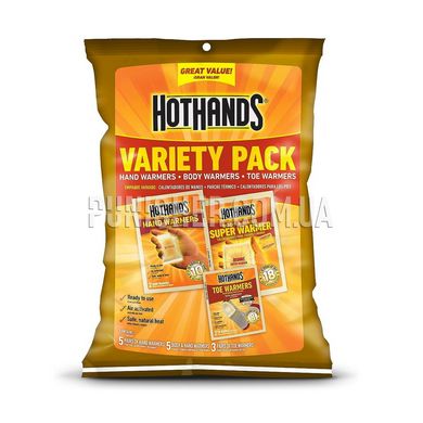 Набір одноразових грілок Hothands Variety Pack, Білий