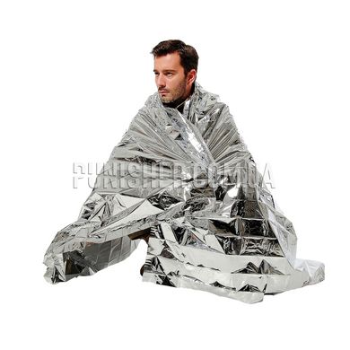 Рятувальна термоковдра NAR Survival Blanket, Срібний, Термоковдра