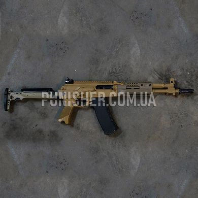 Складаний правосторонній приклад КРУК CRC 5002/9037R для АК-12 / АК-74М (штифт 5,5 мм), Olive Drab, Приклад, АК-74М, AK-12