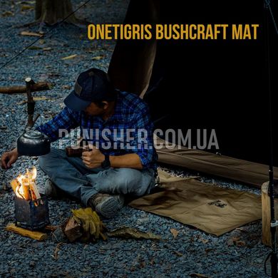 Туристичний килимок-підстилка OneTigris Bushcraft Mat для намету, Coyote Brown, Килимок