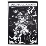 Флаг Dead Souls Group Skull, Черный