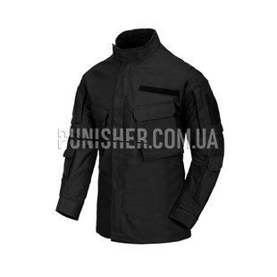 Helikon-Tex CPU Shirt - Polycotton Ripstop, Black, XX-Large Regular