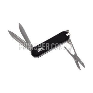 Skif Plus Trinket Multifunctional Knife, Black, Knife, Multifunctional, Smooth
