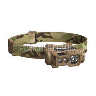 Тактичний ліхтар на шолом Princeton Tec Ghost X MPLS, Multicam, Налобний, Нашоломний, Батарейка, Синій, Зелений, Білий, Інфрачервоний, Червоний, 300