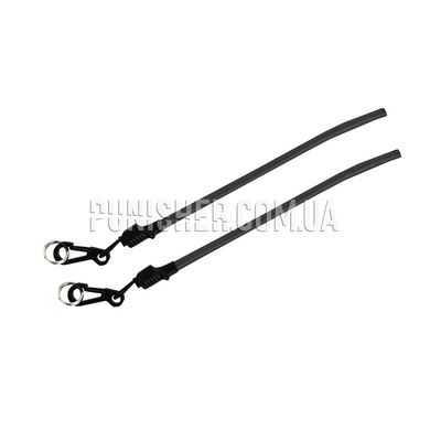 FMA Replacement Bungees for Helmet, Black, Lanyards