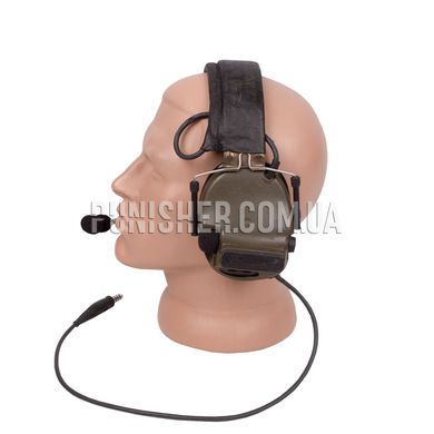 Активная гарнитура Peltor Сomtac III headset (Бывшее в употреблении), Olive, С оголовьем, 23, Comtac III, 2xAAA, Single