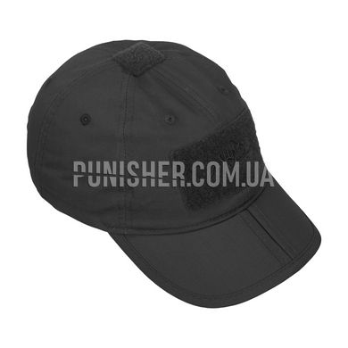 Бейсболка Helikon-Tex Baseball Folding Cap, Чорний, Універсальний