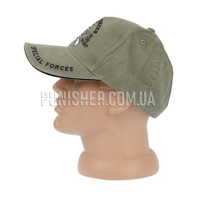 Бейсболка Rothco Vintage Special Forces Low Profile Cap, Olive Drab, Універсальний