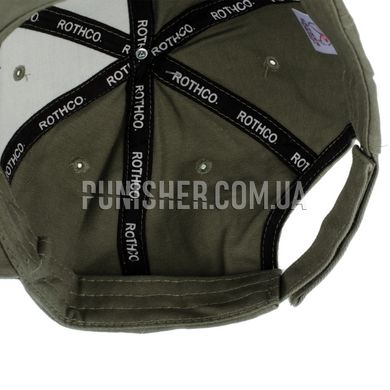Бейсболка Rothco Vintage Special Forces Low Profile Cap, Olive Drab, Універсальний