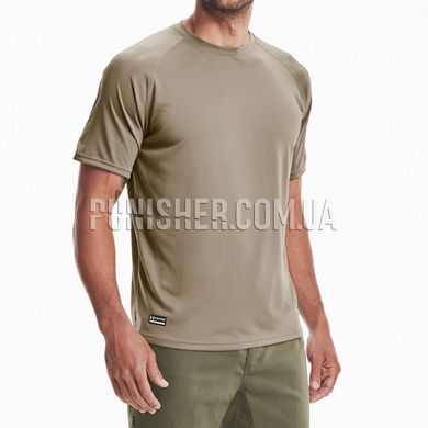 Under Armour Tactical T-Shirt, Tan, XX-Large