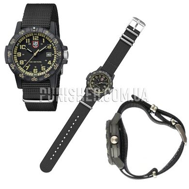 Часы Luminox Leatherback Sea Turtle XS.0333, Черный, Дата, Подсветка, Спортивные часы