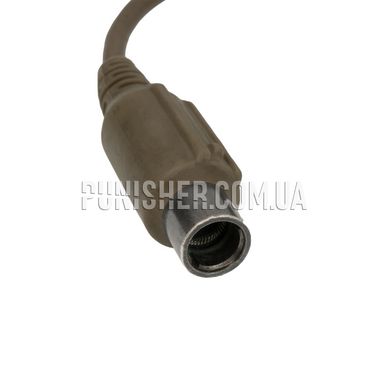PTT Ops-Core RAC Radio Cable to the PRC/MBITR (Used), NATO (PRC/MBITR)