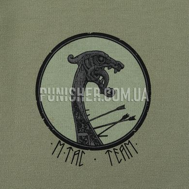 Кофта M-Tac Hoodie Драккар Light Olive, Olive, Small