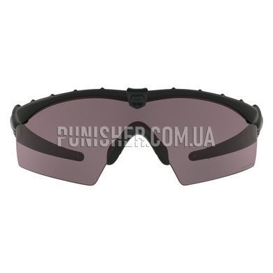 Oakley SI Ballistic M Frame 2.0 Strike Array Sunglasses, Prizm Grey/Clear Lens, Black, Transparent, Prizm Grey, Goggles