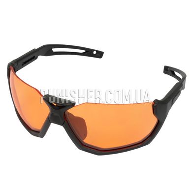 Revision SlingShot Sunglasses 3 Lens Kit (Clear/Smoke/Vermillion), Black, Transparent, Smoky, Vermillion, Goggles