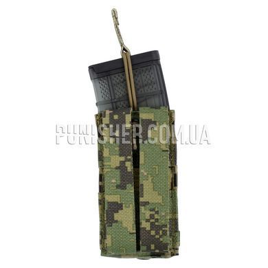 Магазинный подсумок Emerson Modular Open Top Single, AOR2, 1, Molle, AR15/М4, M16, HK416, Для плитоноски, .223, 5.56, Cordura 500D