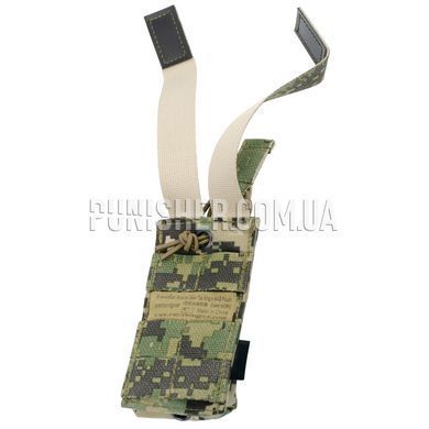 Магазинный подсумок Emerson Modular Open Top Single, AOR2, 1, Molle, AR15/М4, M16, HK416, Для плитоноски, .223, 5.56, Cordura 500D