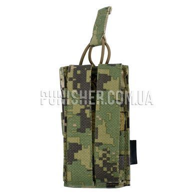 Магазинный подсумок Emerson Modular Open Top Single, AOR2, 1, Molle, AR15/М4, M16, HK416, Для плитоноски, .223, 5.56, Cordura 500D