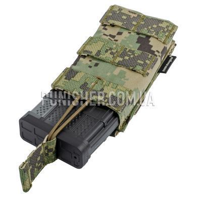 Магазинный подсумок Emerson Modular Open Top Single, AOR2, 1, Molle, AR15/М4, M16, HK416, Для плитоноски, .223, 5.56, Cordura 500D