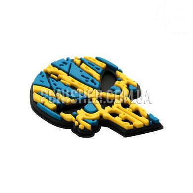 M-Tac Ukrainian Punisher 3D PVC Patch, Blue, PVC