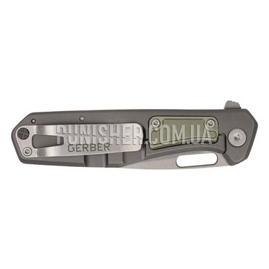 Gerber Minisada Folding Knife, Olive, Knife, Folding, Smooth