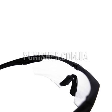ESS Crossbow 2LS Kit Ballistic Eyeshields, Black, Transparent, Smoky, Goggles
