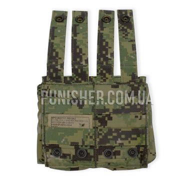 Eagle M4 2 Magazine Pouch w/Kydex (Used), AOR2, 2, Molle, AR15, M4, M16, HK416, For plate carrier, .223, 5.56, Cordura 500D, Kydex