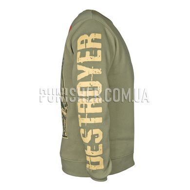 Balak Wear "Destroyer" Sweatshirt, Olive, Medium