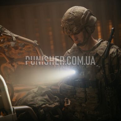 Тактичний ліхтар на шолом Princeton Tec Ghost X MPLS, Multicam, Налобний, Нашоломний, Батарейка, Синій, Зелений, Білий, Інфрачервоний, Червоний, 300