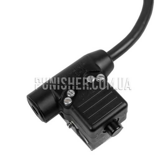 Nexus U-94A/U PTT Button for NATO (PRC/MBITR) Radio stations Black