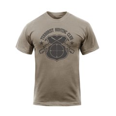Rothco Terrorist Hunting Club T-Shirt, Coyote Brown, Small
