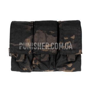 Підсумок Emerson LBT M4 Triple Magazine Pouch, Multicam Black, 3, 6, Molle, AK-74, AR15/М4, M16, Для плитоноски, .223, 5.45, 5.56, Cordura