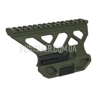 Быстросъемный боковой кронштейн КРУК CRC 2U073 на АК/РПК, Olive Drab, Планка Вивера, Планка Пикатинни, Кронштейн, AK-74, AKC-74, AKM, РПК-74