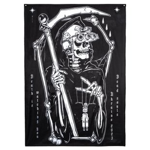 Dead Souls Group Puppeteer Flag, Black