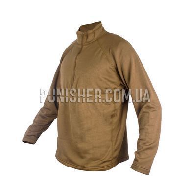 PCU Level 2 Thermal Shirt (Grade 1), Coyote Brown, Large Long