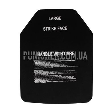 TenCate SAPI Plate – Large, Black, Armor plates, 4, Large, Ceramic